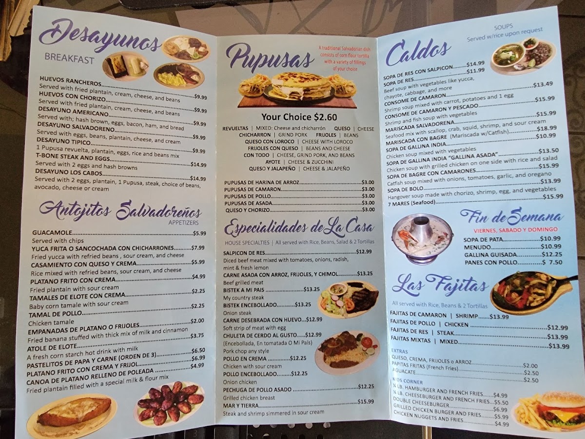 Los Cabos the Pupusa House#1 Menu - Image 4